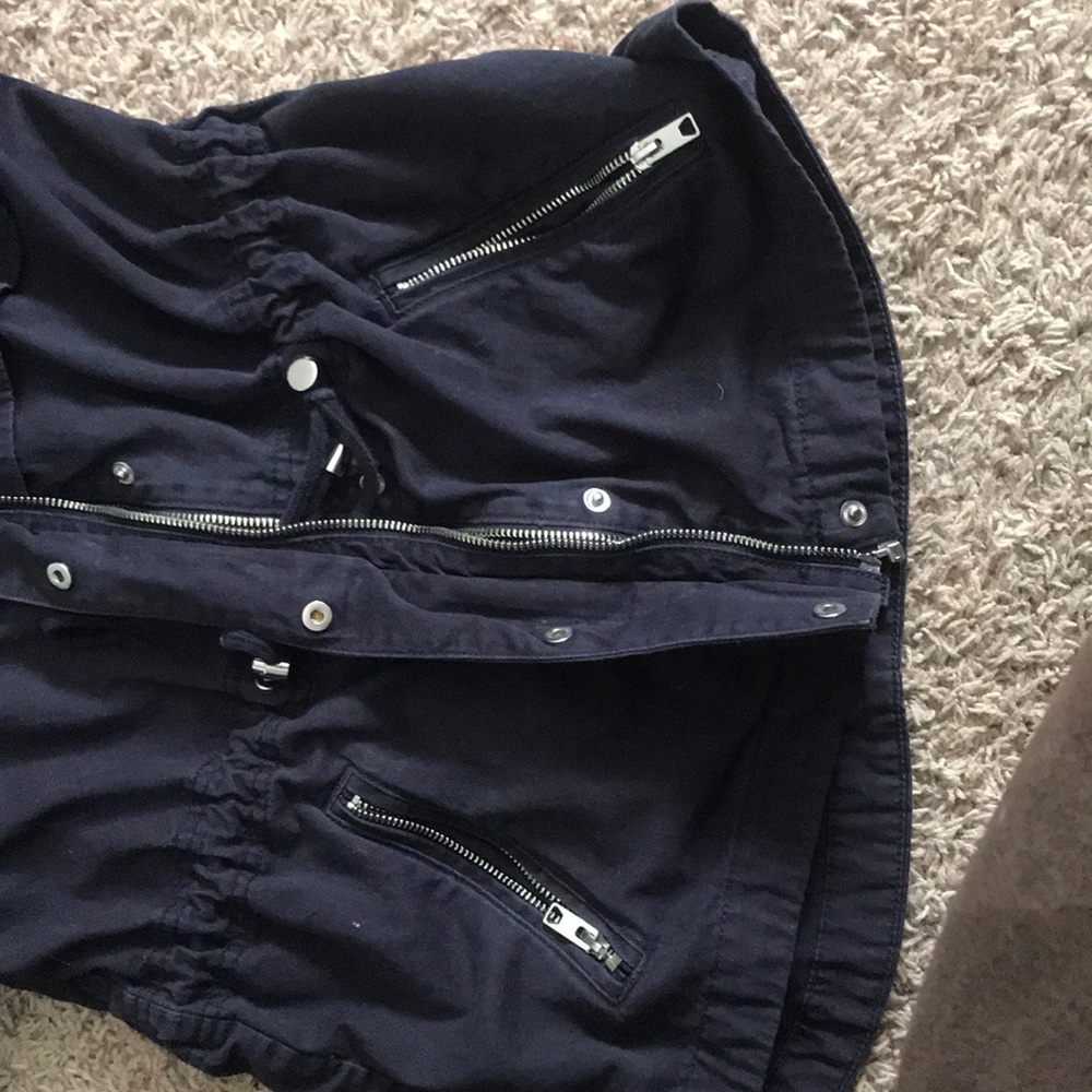 Blue Zip/Button up jacket - Picture 2 of 3